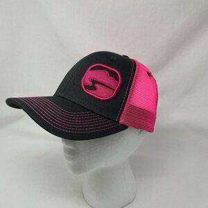 OURWAY SPORTSWEAR -  Baseball Style Gray/Pink Mesh Snapback Hat